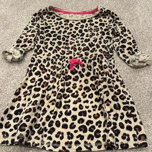 Cherokee leopard print dress girl size Large